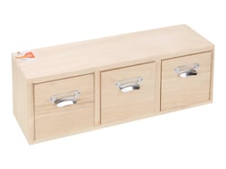 Casiers porte étiquette métal 35x12x11 cm - Créalia