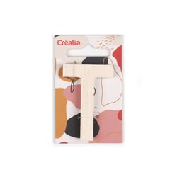 Lettre T majuscule - bois - 5 cm - Créalia