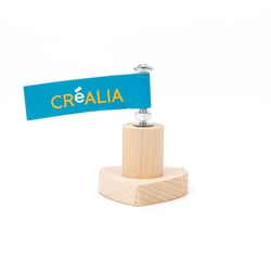 Poignée de porte en bois cœur - Créalia