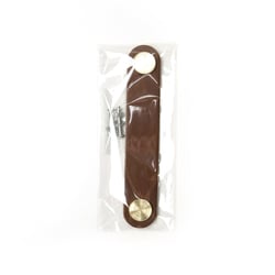 Poignée de porte à plat - Brun grainé - Créalia