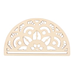 Support macramé en bois 20 cm - Créalia 