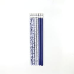Lot de 6 crayons à papier – Blue Minimalism - Cultura