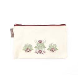Pochette plate en coton - 24 x 15 cm - Art Nouveau - Cultura
