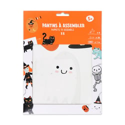 Lot de 6 pantins et ses attaches parisiennes Halloween - Créalia