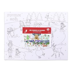 24 coloriages de Noël - Format A3 - Créalia