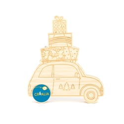 Voiture en bois 2D – 15 cm - Créalia