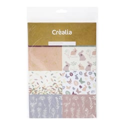 Bloc de feuille A4 motif Pâques 24 feuilles - Créalia 