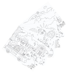 24 coloriages de Pâques - format A4 - Créalia