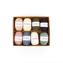 Assortiment de 8 pelotes de laine - Sensitivity - Créalia