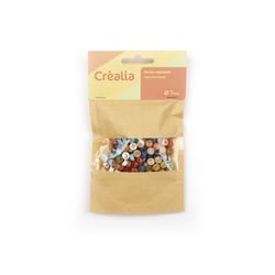 Perles lettre Colorées & Or - Créalia