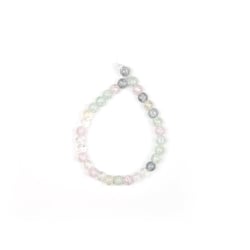 Assortiment de perles en verre pastel - Créalia