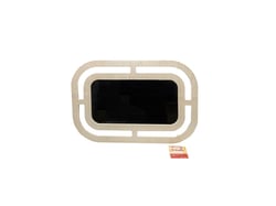 Miroir rectangle en bois - 30x45 cm - Créalia