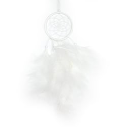 Attrape-rêves Blanc - 44 cm - Ø10 cm