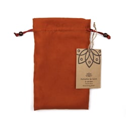 Pochette de tarot velours - Terracotta - 21,5 x 13,5 cm