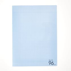 Cahier bleu pastel - 24 x 32 cm - 96 pages grands carreaux - Cultura