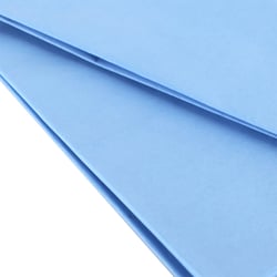 Papier de soie - 75 x 50 cm - Bleu clair - 6 feuilles - Créalia