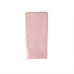 Papier de soie - 75 x 50 cm - Rose nacré - 4 feuilles - Créalia