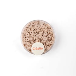 Perles heishi Créalia - Ø 6 mm - Taupe