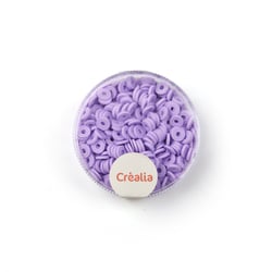 Perles heishi Créalia - Ø 6 mm - Lilas