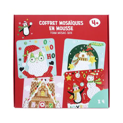 Coffret mosaïques en mousse Créalia - 4 pièces
