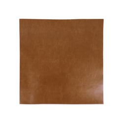 1 coupon épais lisse - 30X30 - camel naturel - Créalia