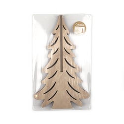 Sapin 3D en bois - 25 Cm - Créalia