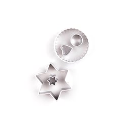 Emporte-pièces x3 - Inox - Créalia