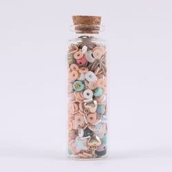 Mini kit perles heishi et pampilles - Rose – Créalia 