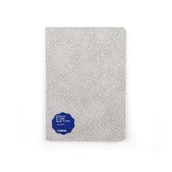 Carnet A5 - ligné - 192 pages - gris - Cultura