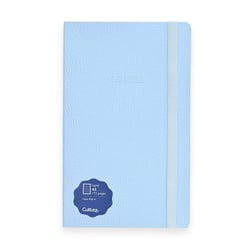 Carnet A5 - ligné - 192 pages - bleu clair - Cultura