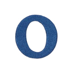 Patch lettre O thermocollant navy - Créalia
