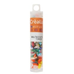 Perles Miyuki Tila - Tube 7 g - Multicolore - Créalia
