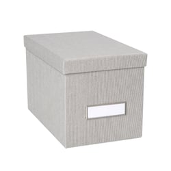 Boîte carton Grise 14 x 22 x 12,5 cm - Cultura