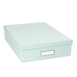 Boîte carton Vert menthe 26 x 35 x 8,5 cm - Cultura