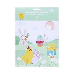 Personnages à construire x 4– A5 - Collection Pâques enfants – Créalia enfants