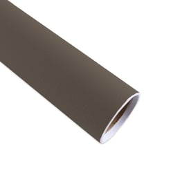 Feuille de vinyle permanent Créalia - Aspect  grainé taupe - 30 x 90 cm