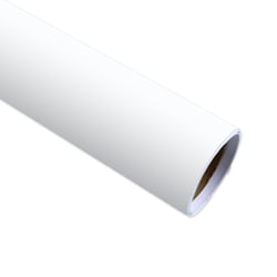Feuille de vinyle permanent Créalia - Aspect  grainé blanc - 30 x 90 cm