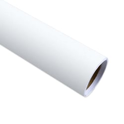 Feuille de vinyle permanent Créalia - Toucher doux blanc - 30 x 90 cm
