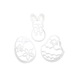 Lot de 3 emporte-pièces – Collection Pâques – Créalia 
