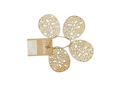 Œufs en bois x 4 - 6 cm - Collection Pâques - Créalia