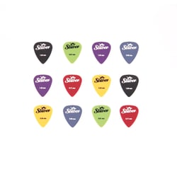 12 médiators nylon - 0.58-1.50 mm - Mix pack - Shiver