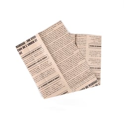 Papier de soie vintage sépia x 4 – 50 x 75 cm – 17 g- collection Mariage « Rustic wedding » – Créalia