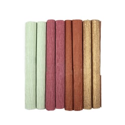 Papiers crépon x 8 – 60 g – 25 x 100 cm – Collection mariage – Créalia