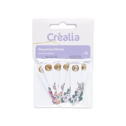 Etiquettes flèches x 12 – Collection mariage « Rustic wedding » – Créalia