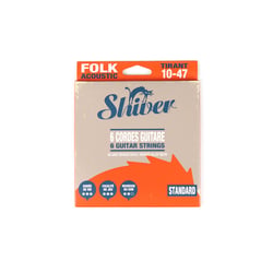 6 cordes de guitare folk Standard - Tirant 10-47 - Shiver