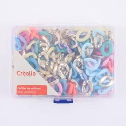 Coffret de maillons larges multicolores – Créalia