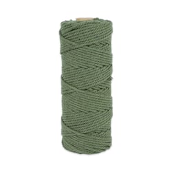 Fil macramé - Vert kaki - Ø3 mm x 62 m - Créalia