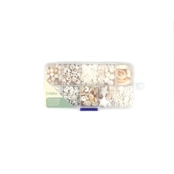 Coffret de perles nacrées et coquillages Créalia