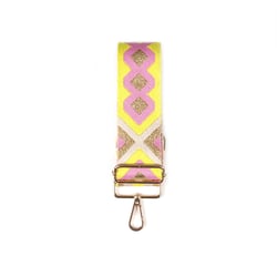 Sangle brodée Créalia - Polyester - 120 x 5 cm