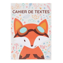 Cahier de texte scolaire 2024/2025 Cultura – 15 x 21 cm – Renard